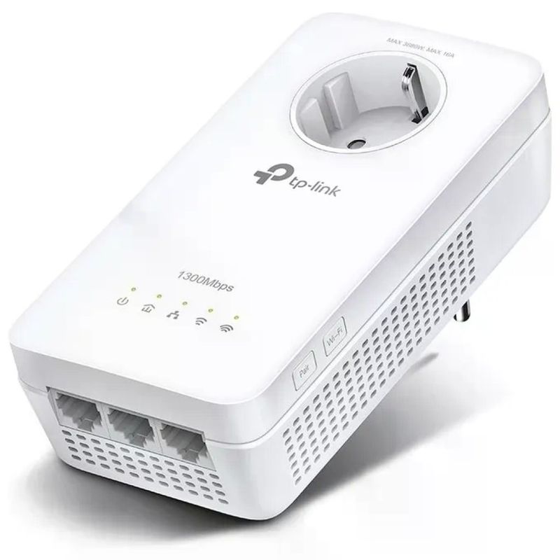 TP-Link TL-WPA8631P Adattatore Powerline Wi-Fi AC con presa passante TP-Link TL-WPA8631P Adattatore Powerline Wi-Fi AC con presa passante