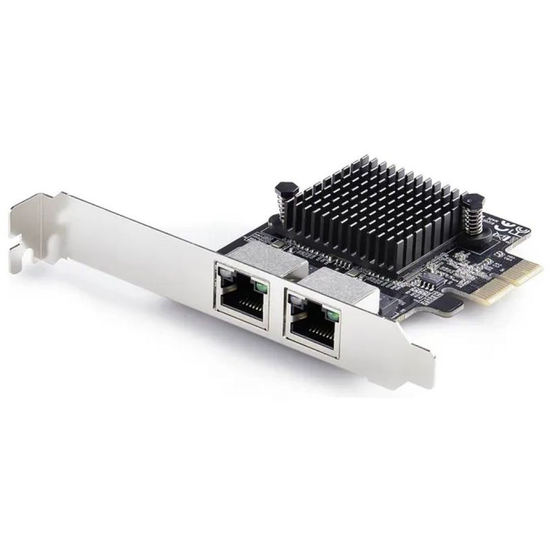 StarTech.com Scheda di rete PCIe 5G a 2 porte RJ-45 StarTech.com Scheda di rete PCIe 5G a 2 porte RJ-45