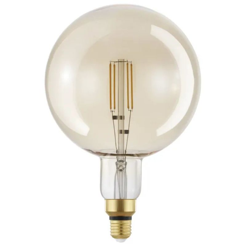 EGLO Vintage Spezial 12593 Lampadina LED Globo G200 E27 4 W Ambra Dimmerabile