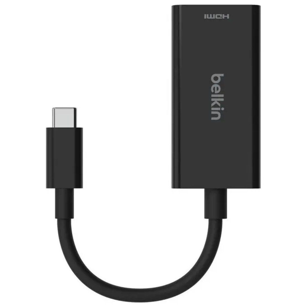 Belkin AVC013BTBK Adattatore USB-C a HDMI 2.1, 8K@60Hz, 4K@144Hz, Nero Belkin AVC013BTBK Adattatore USB-C a HDMI 2.1, 8K@60Hz, 4K@144Hz, Nero