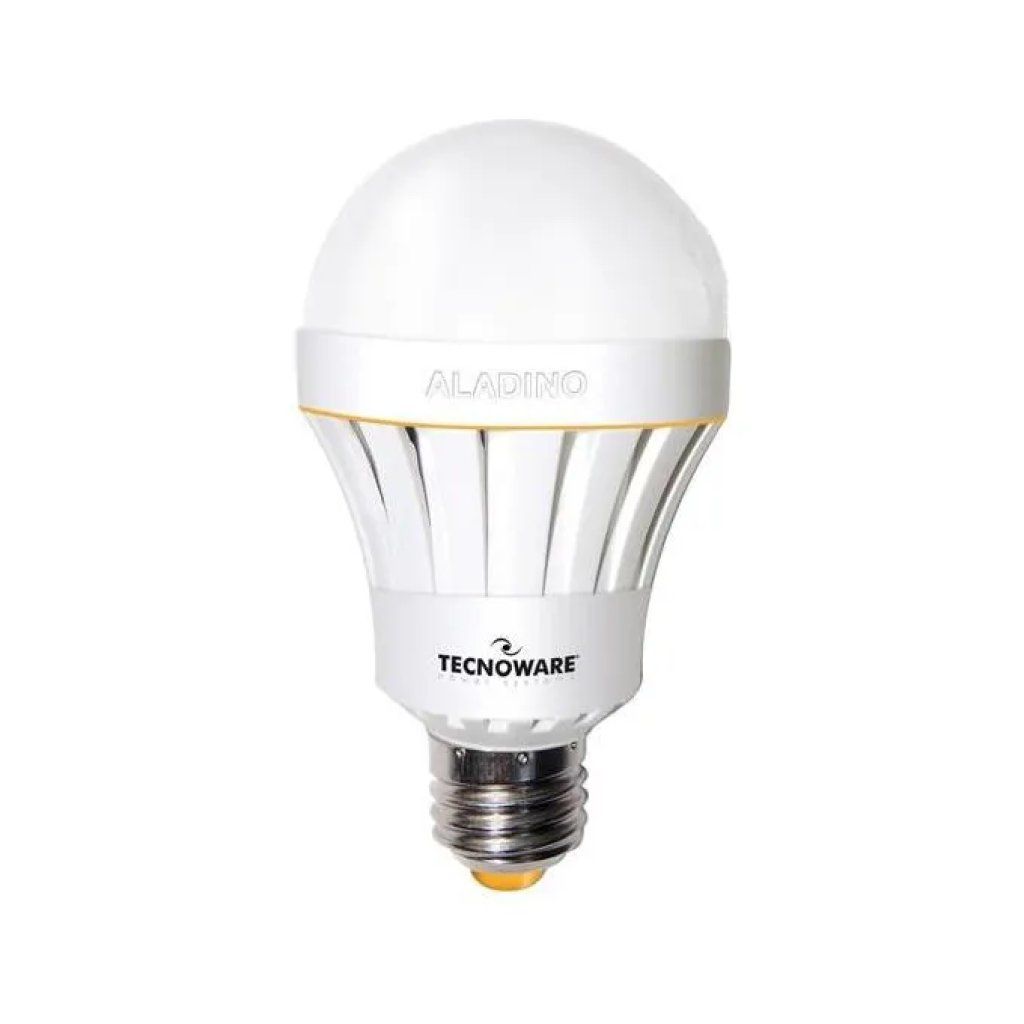 Tecnoware Aladino FLED17320 Lampadina LED E27 A65 10W 1000 lm, luce fredda 6500K