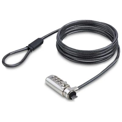 StarTech.com SSTDC4D-LAPTOP-LOCK – Cavo antifurto per laptop con combinazione