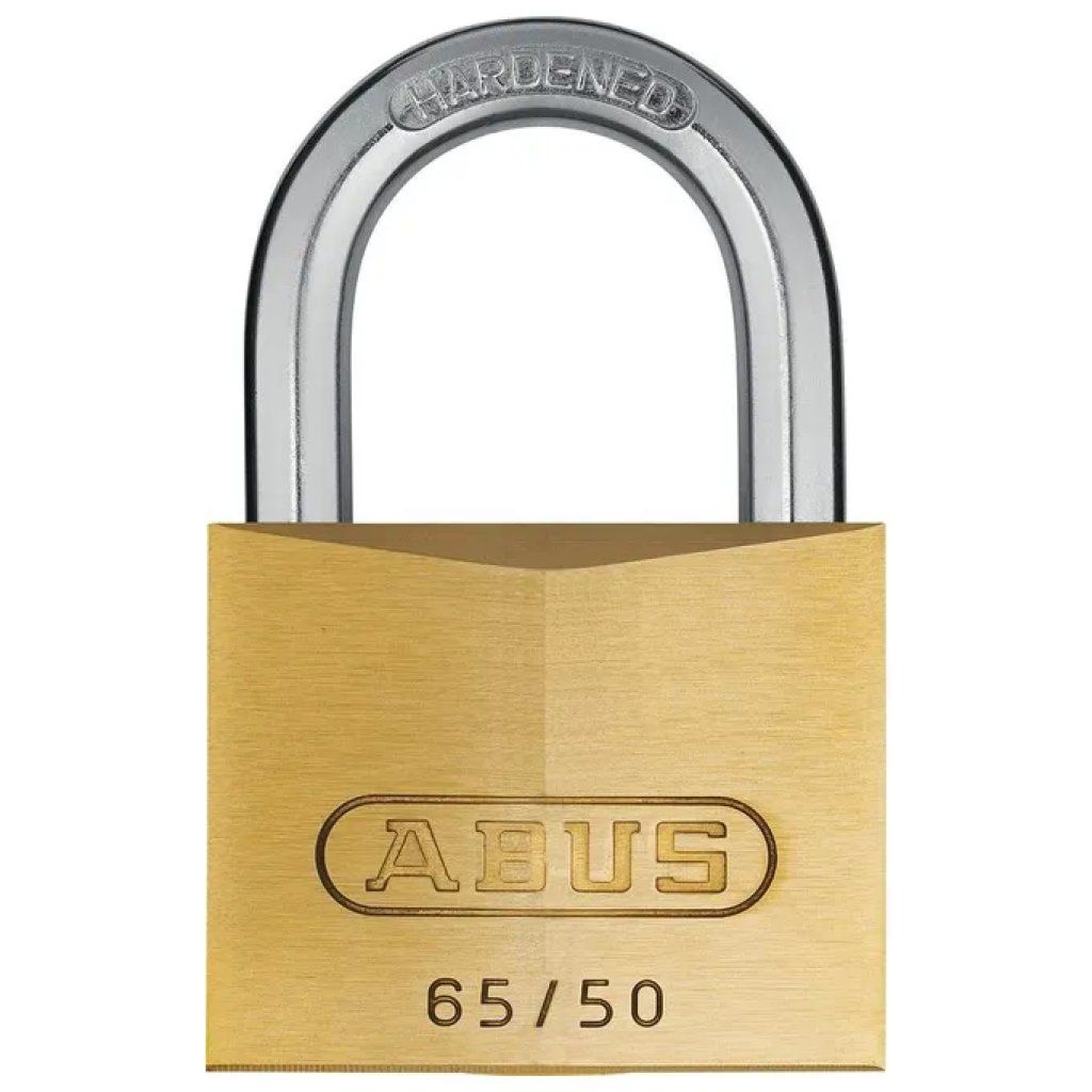 ABUS 65/50 Lucchetto in Ottone con Arco Temprato