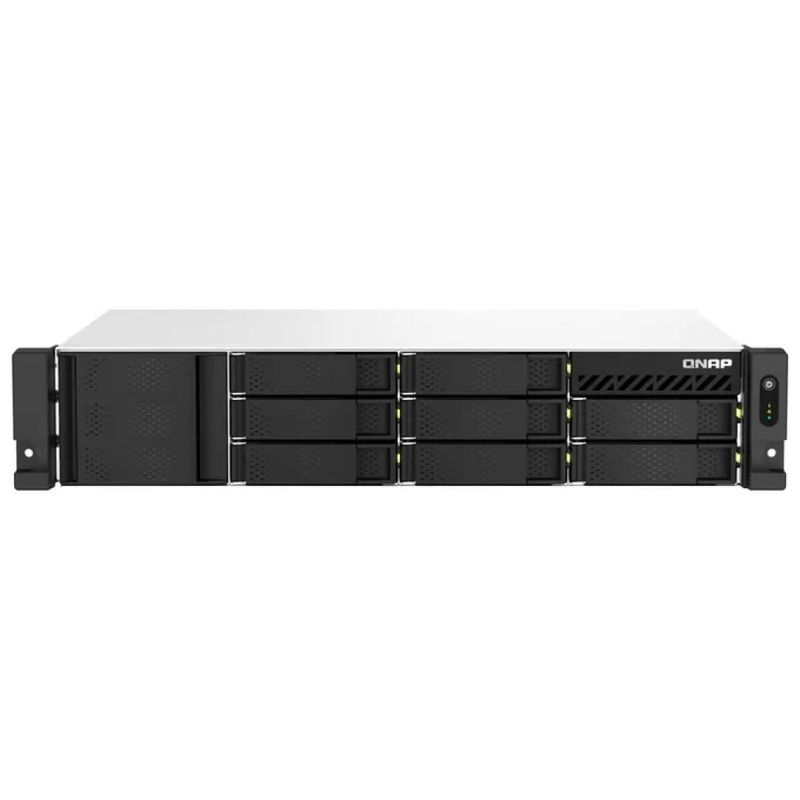 QNAP TS-864EU-8G NAS Rack 2U a 8 alloggiamenti, 8 GB DDR4, Ethernet 2,5 GbE