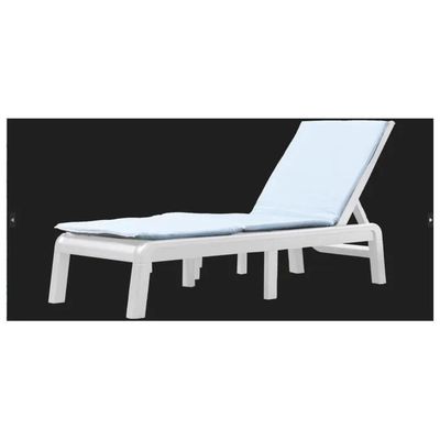 Keter Mallorca lettino prendisole pieghevole bianco
