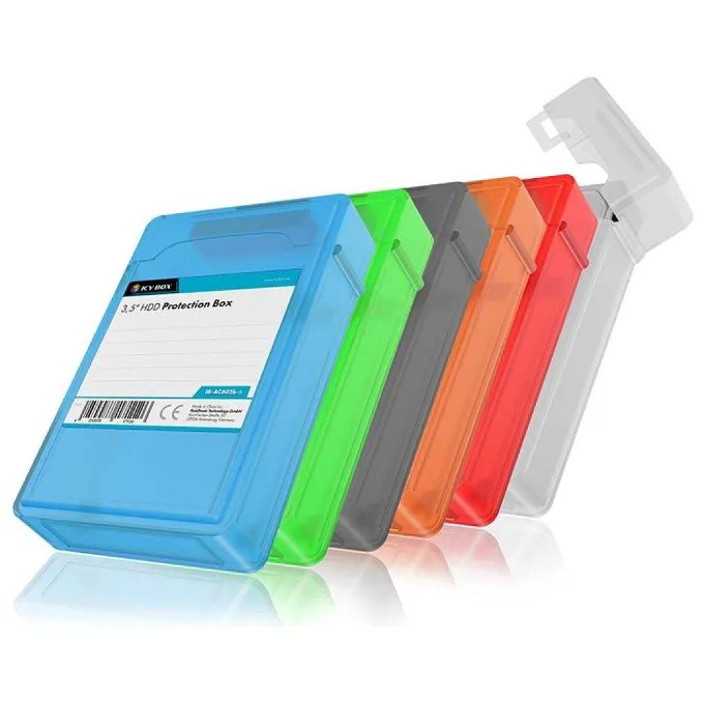 RaidSonic ICY BOX IB-AC602b-6 – Set 6 custodie per hard disk da 3,5 pollici RaidSonic ICY BOX IB-AC602b-6 – Set 6 custodie per hard disk da 3,5 pollici