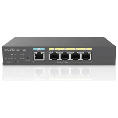 Engenius EXT1105P Switch gestito Gigabit PoE a 5 porte Engenius EXT1105P Switch gestito Gigabit PoE a 5 porte