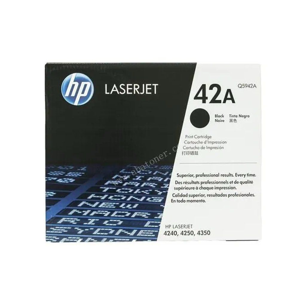 HP Toner originale HP 42A nero Q5942A per LaserJet 4250 e 4350