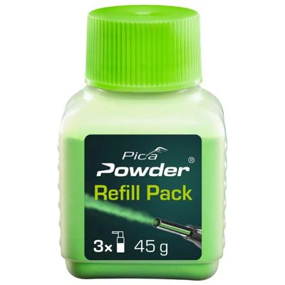 Pica 2030 Polvere Verde Fluorescente di Ricarica per Spraymarker, 45 g