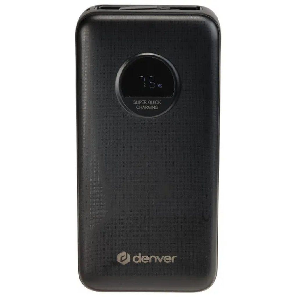 Denver PQC-20065 Power Bank 20.000 mAh PD 65W Nero Denver PQC-20065 Power Bank 20.000 mAh PD 65W Nero