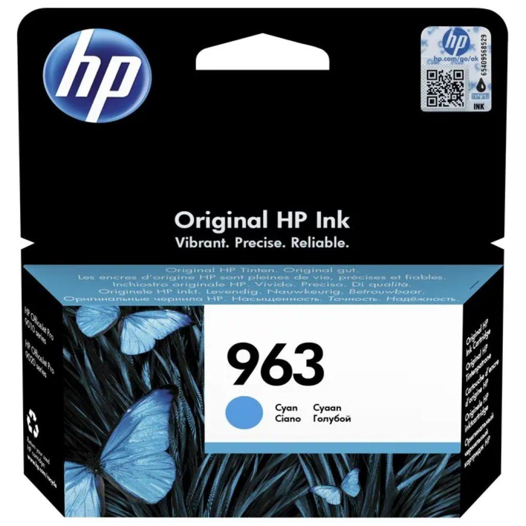 HP 963 Ciano – Cartuccia originale 3JA23AE
