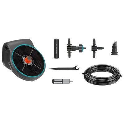 GARDENA AquaBloom Set di irrigazione solare automatica per 20 piante