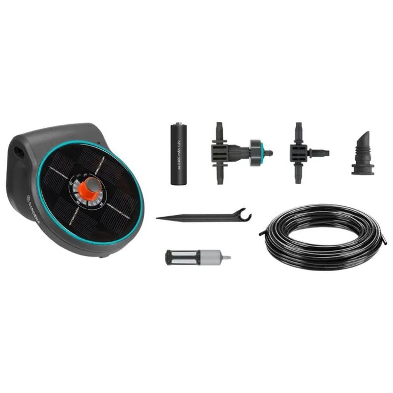 GARDENA AquaBloom Set di irrigazione solare automatica per 20 piante