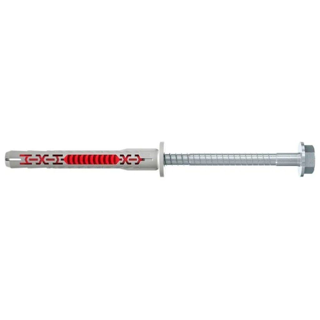 Fischer DuoXpand FUS 8×80 mm – Tassello con vite Torx T30, confezione da 50