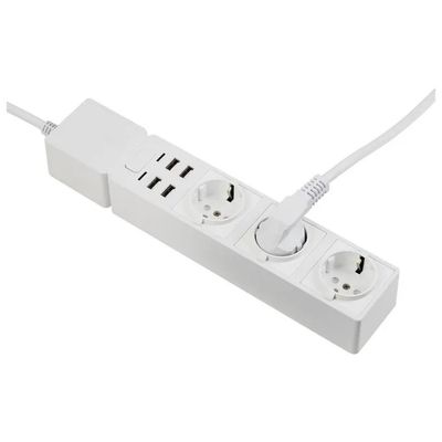 EDiMAX SP-1123WT Ciabatta Smart WiFi con 3 Prese e 4 Porte USB, Cavo da 1,5 m, Bianca EDiMAX SP-1123WT Ciabatta Smart WiFi con 3 Prese e 4 Porte USB, Cavo da 1,5 m, Bianca