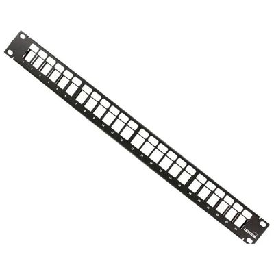 Leviton 49255-H24 Patch Panel Modulare 24 Porte RJ45 1U Nero