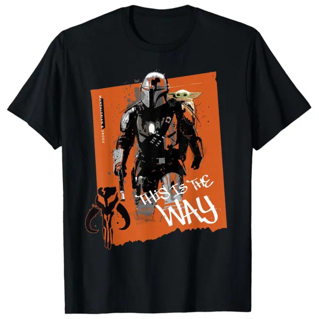 GENERICO Maglietta uomo Star Wars The Mandalorian e Grogu – This Is the Way, taglia L GENERICO Maglietta uomo Star Wars The Mandalorian e Grogu – This Is the Way, taglia L