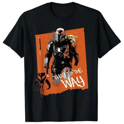 GENERICO Maglietta uomo Star Wars The Mandalorian e Grogu – This Is the Way, taglia L GENERICO Maglietta uomo Star Wars The Mandalorian e Grogu – This Is the Way, taglia L