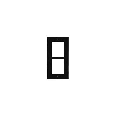 2N 9155012B Cornice da Incasso a 2 Moduli per Videocitofono IP Verso e LTE Verso, Nera