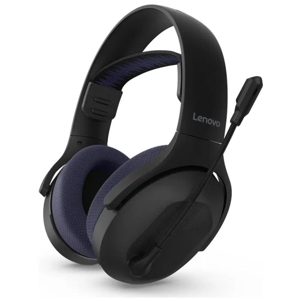 Lenovo Legion H410 Cuffie Gaming Wireless Bluetooth 5.2, USB-C, Nero e Viola