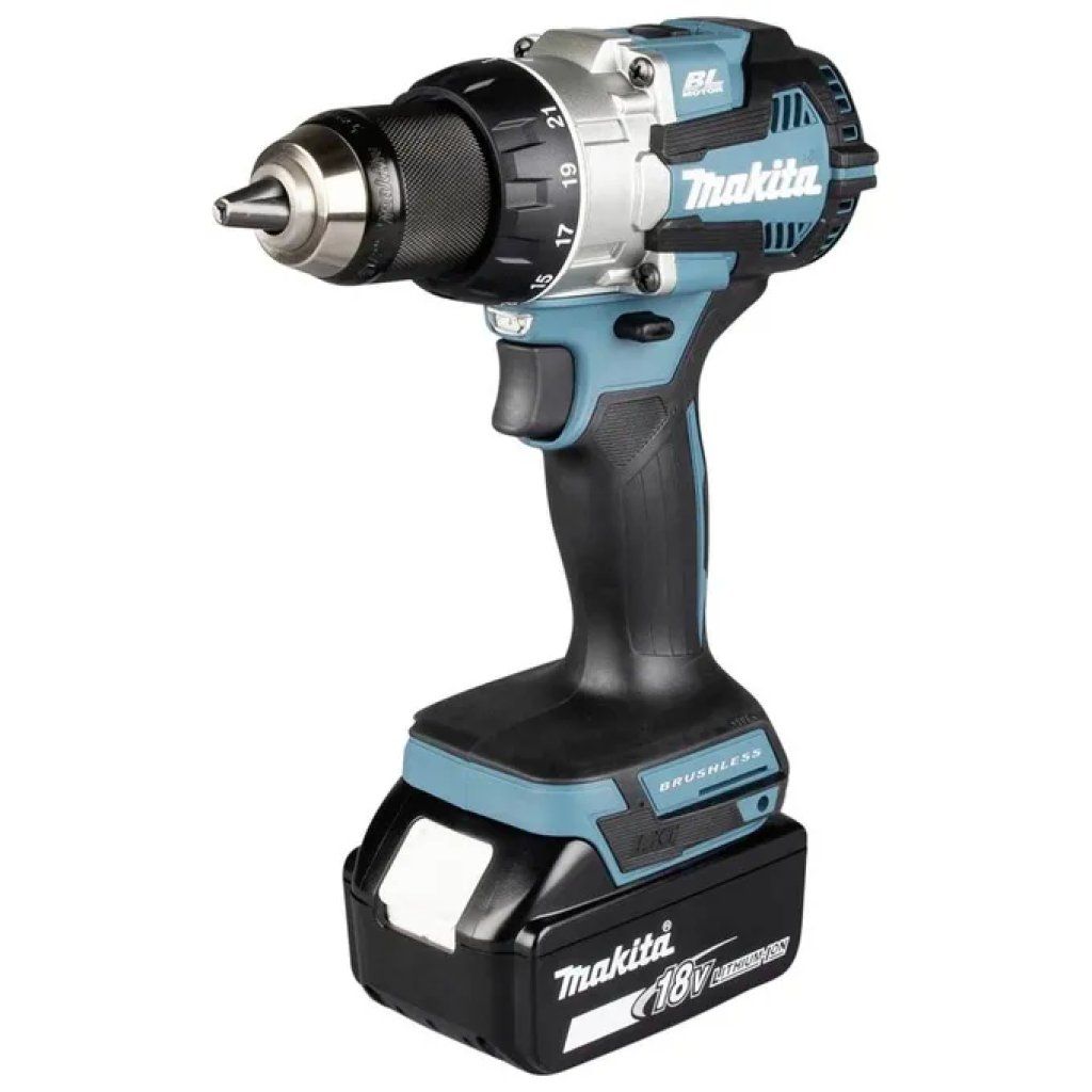 Makita DDF489RTJ Trapano avvitatore brushless 18 V con 2 batterie da 5 Ah