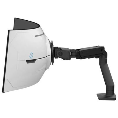 Ergotron HX Braccio per Monitor con Morsa, Nero, fino a 57"