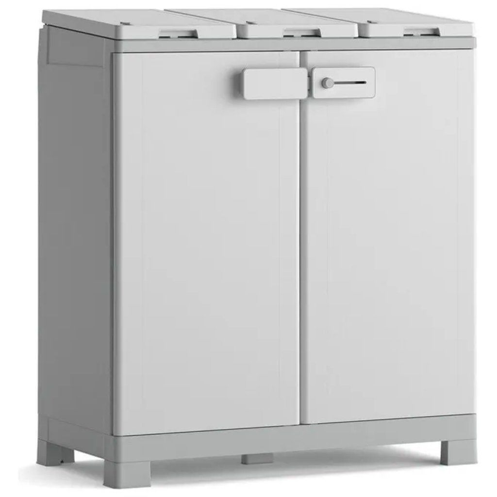 Keter ReCyclo Premium – Armadio per raccolta differenziata, 94 × 45 × 101 cm