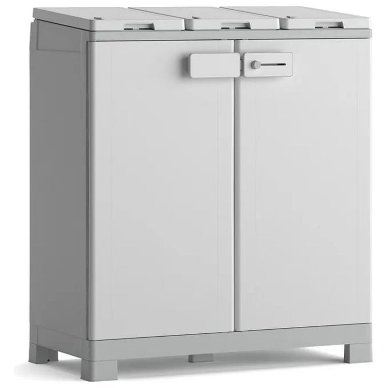 Keter ReCyclo Premium – Armadio per raccolta differenziata, 94 × 45 × 101 cm