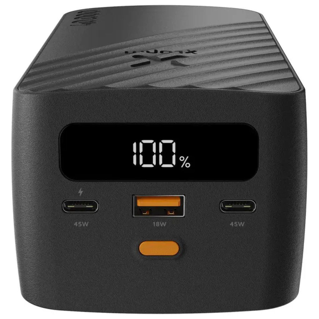 Xtorm Go2 Powerbank 40.000 mAh 45W USB-C PD, 3 porte, display digitale, nero