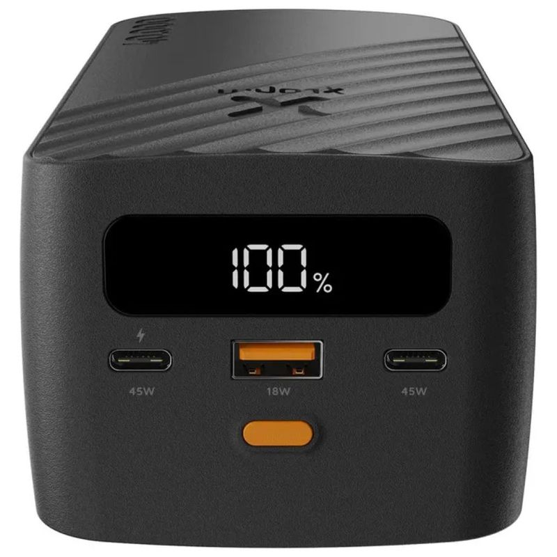 Xtorm Go2 Powerbank 40.000 mAh 45W USB-C PD, 3 porte, display digitale, nero