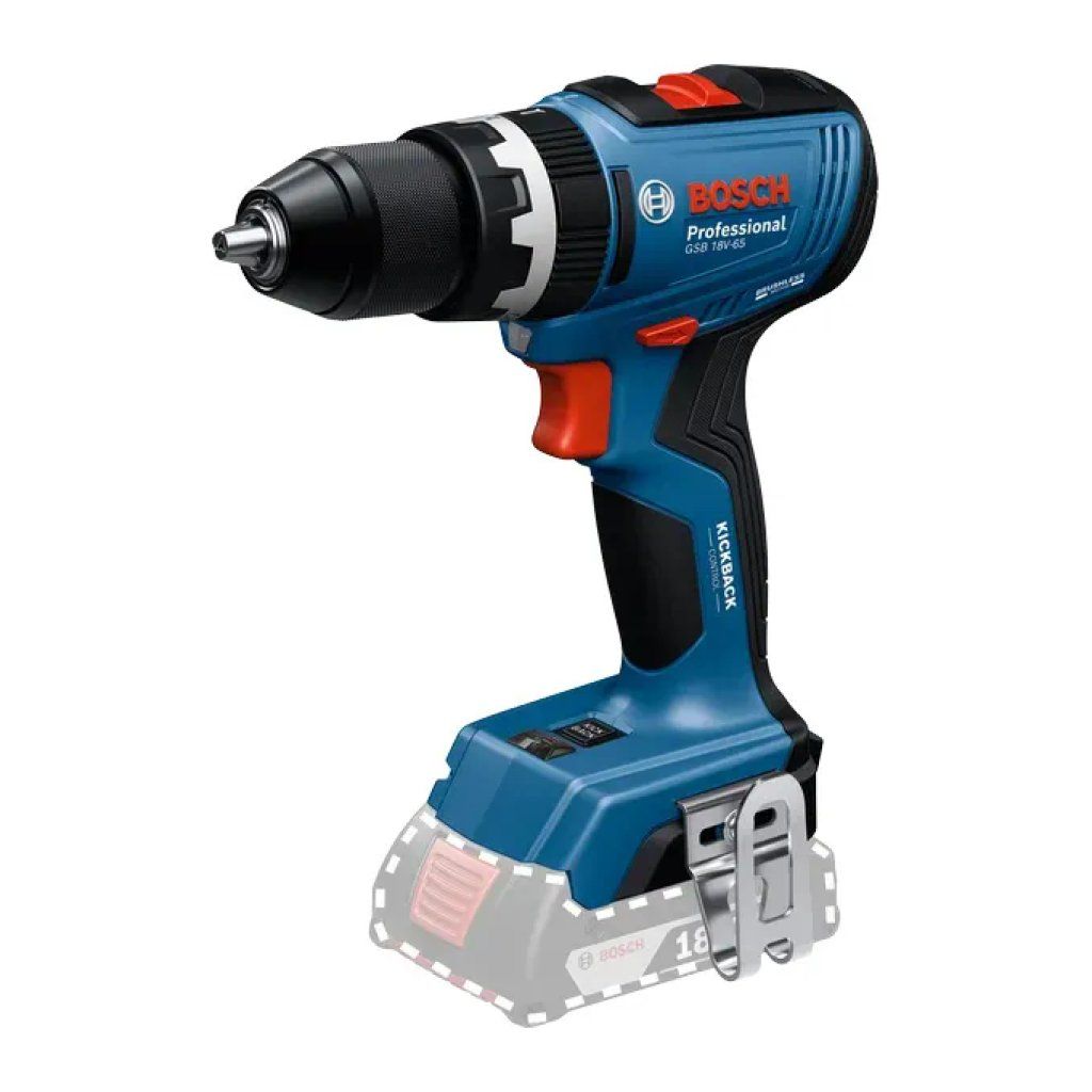 Bosch GSB 18V-65 Professional – Trapano avvitatore a percussione, 65 Nm