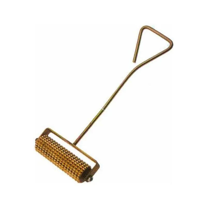 MASS Bocciarda a Rullo in Ottone 18 cm con Manico da 130 cm