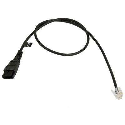 GN NETCOM Jabra 8800-00-88 Cavo QD-RJ45 per cuffie, 0,5 m, nero GN NETCOM Jabra 8800-00-88 Cavo QD-RJ45 per cuffie, 0,5 m, nero