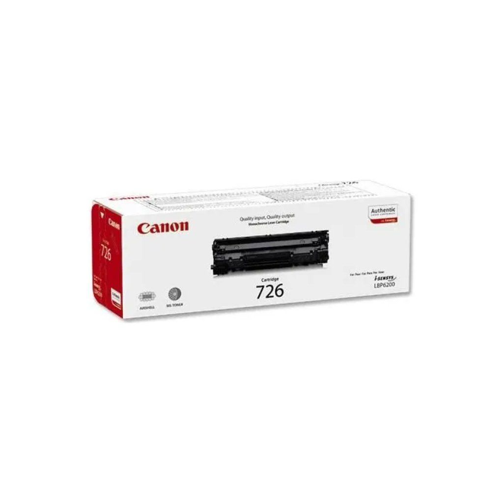 Canon CRG-726 Toner Originale Nero, 2.100 Pagine
