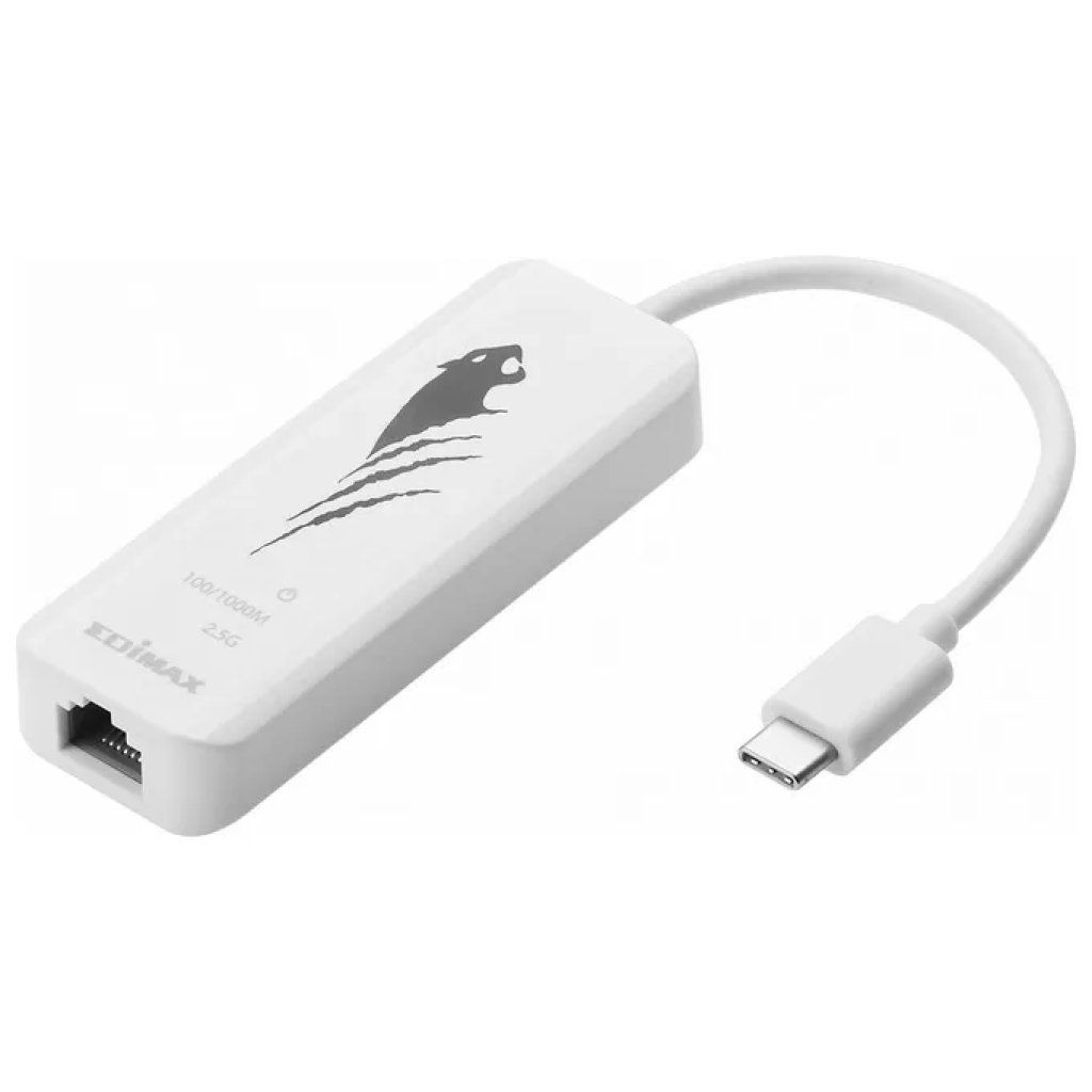 EDiMAX EU-4307 Adattatore USB-C Ethernet 2.5 Gigabit, 2500 Mbit/s, Bianco EDiMAX EU-4307 Adattatore USB-C Ethernet 2.5 Gigabit, 2500 Mbit/s, Bianco