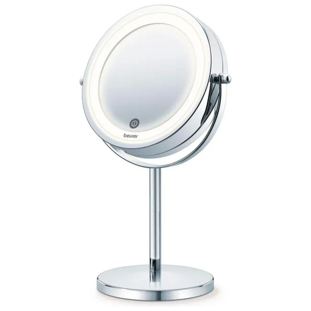 Beurer BS 55 Specchio cosmetico illuminato 7x, argento