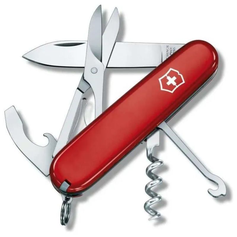 Victorinox Compact 1.3405 Coltello Multiuso Rosso, 15 Funzioni