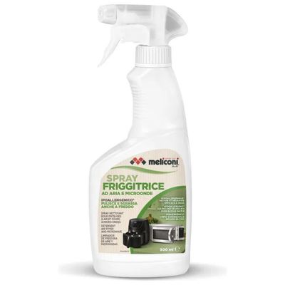 Meliconi Detergente Spray per Friggitrice ad Aria e Microonde 500 ml Meliconi Detergente Spray per Friggitrice ad Aria e Microonde 500 ml