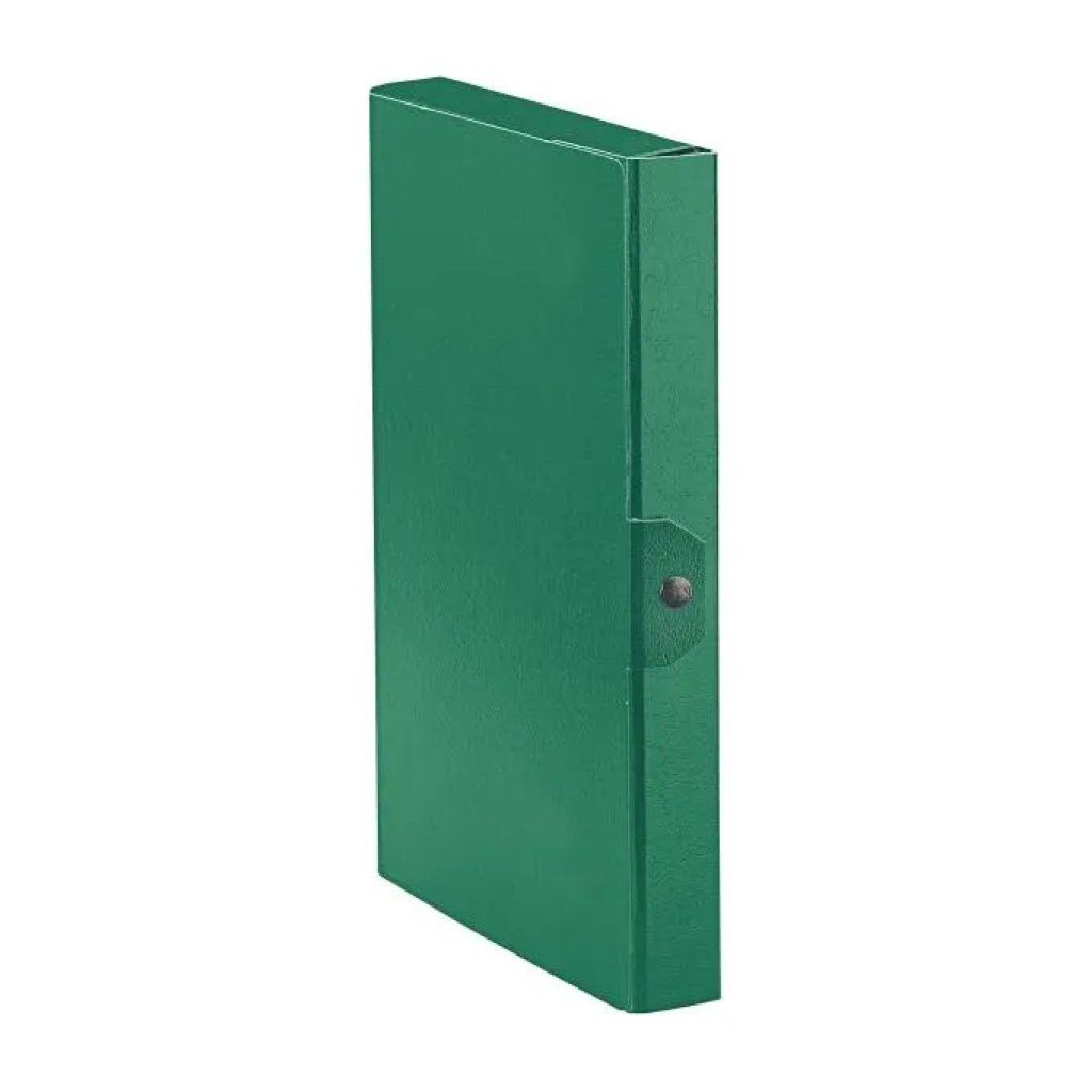 Esselte Eurobox, confezione da 5 scatole portadocumenti verdi, dorso 4 cm Esselte Eurobox, confezione da 5 scatole portadocumenti verdi, dorso 4 cm