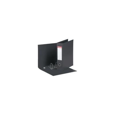 Esselte Eurofile, confezione da 6 registratori neri con dorso da 8 cm