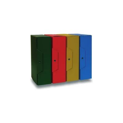 Brefiocart Classic cartella portaprogetti verde, 25×35 cm, dorso 15 cm, confezione da 5