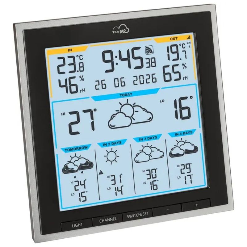 TFA Dostmann ID-08 Stazione Meteo WLAN Bianca