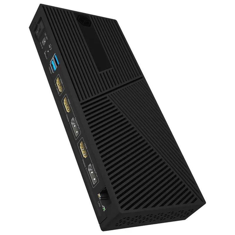 ICY BOX IB-DK2246AC – Docking station USB-C triplo monitor 4K