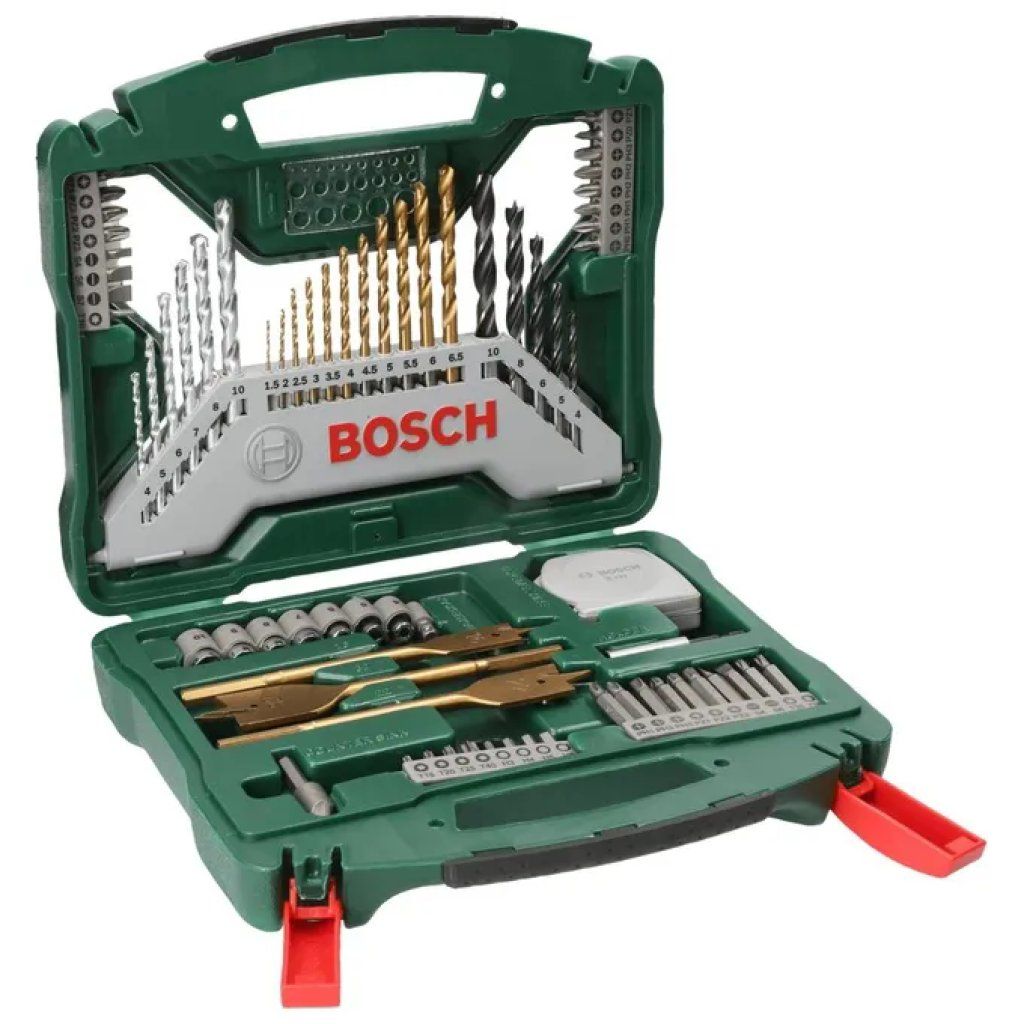 Bosch X-Line Set da 70 Punte e Inserti Titanio per Legno, Metallo e Muratura Bosch X-Line Set da 70 Punte e Inserti Titanio per Legno, Metallo e Muratura