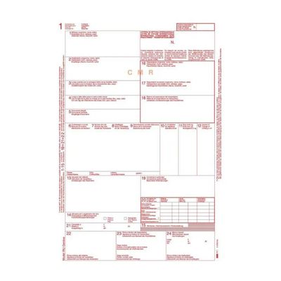 EDIPRO Lettera di Vettura Internazionale CMR, 5 copie autoricalcanti, 100 fogli, 31 × 24 cm