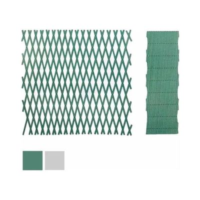 YEPPON Traliccio Estensibile in PVC Bianco per Piante Rampicanti 400 × 100 cm