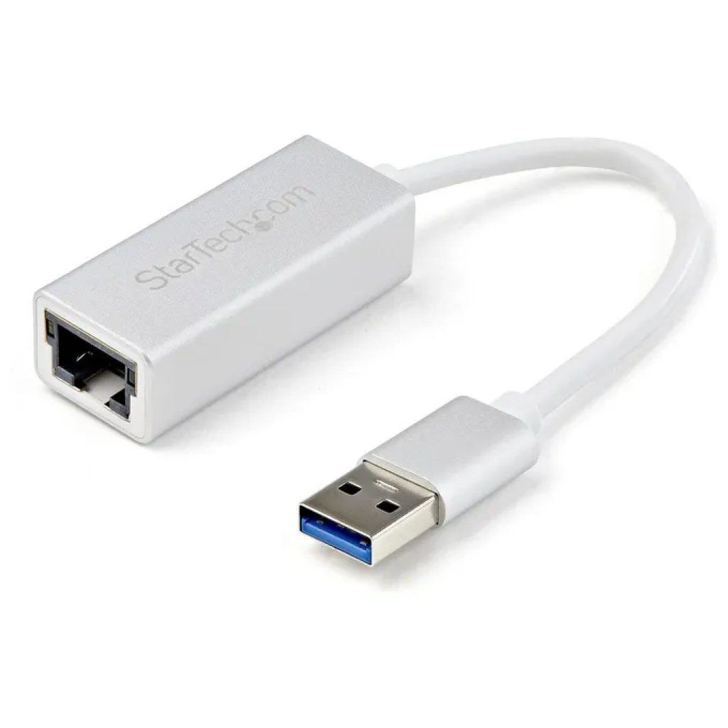 StarTech.com USB31000SA Adattatore USB 3.0 Ethernet Gigabit, Argento