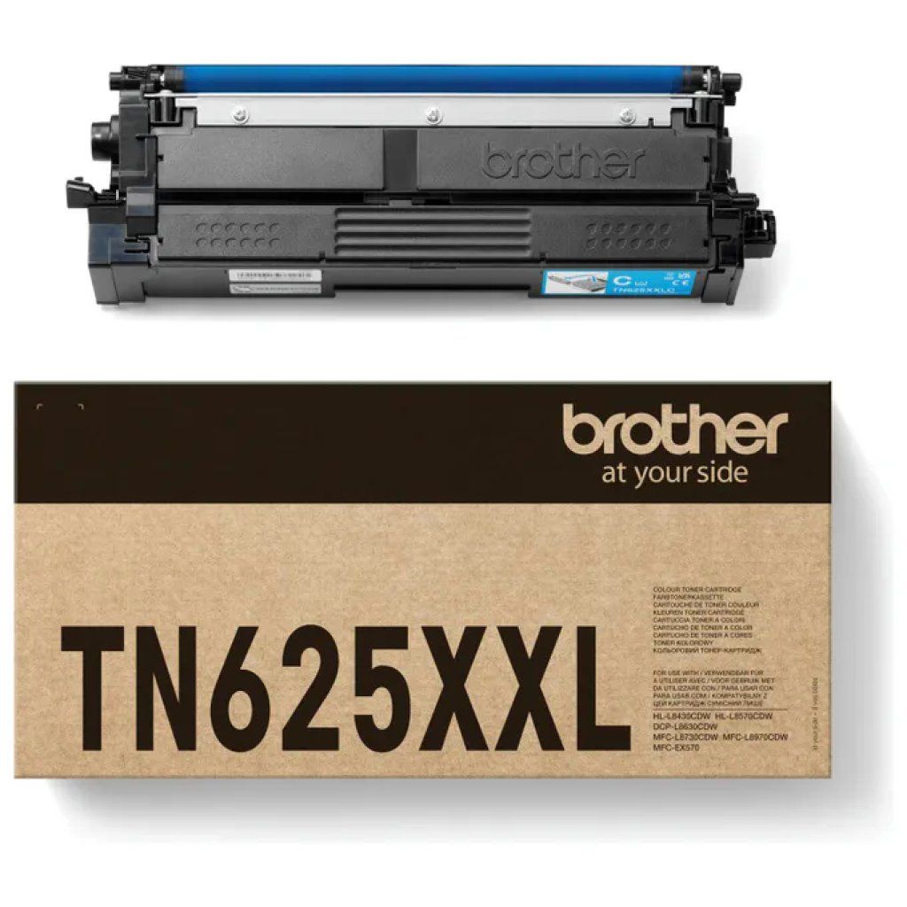 Brother TN625XXLC Toner Originale Ciano, Resa fino a 6.500 Pagine