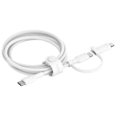 Belkin BoostCharge Pro – Cavo USB-C e Lightning 1,5 m, bianco