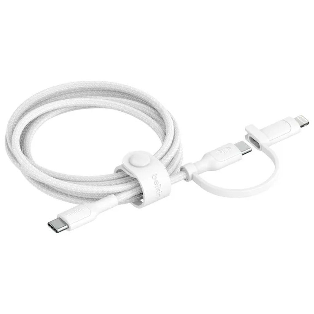 Belkin BoostCharge Pro cavo USB-C e Lightning 1,5 m bianco